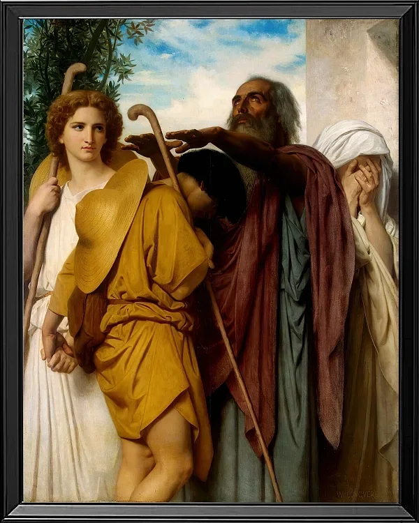 Tobias verabschiedet sich von seinem Vater – 1860