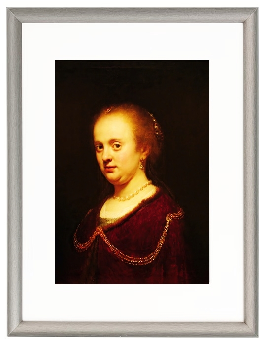 Junge Frau mit Goldkette - 1634