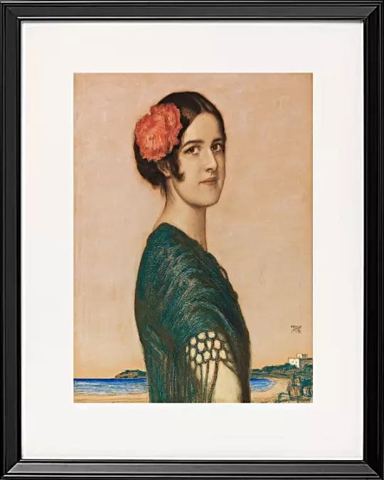 Tochter Mary als Spanierin - 1916