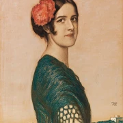 Datter Mary som spansk - 1916