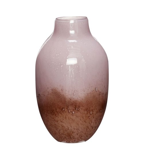 Posy Vase Rotbraun/Alt rosa
