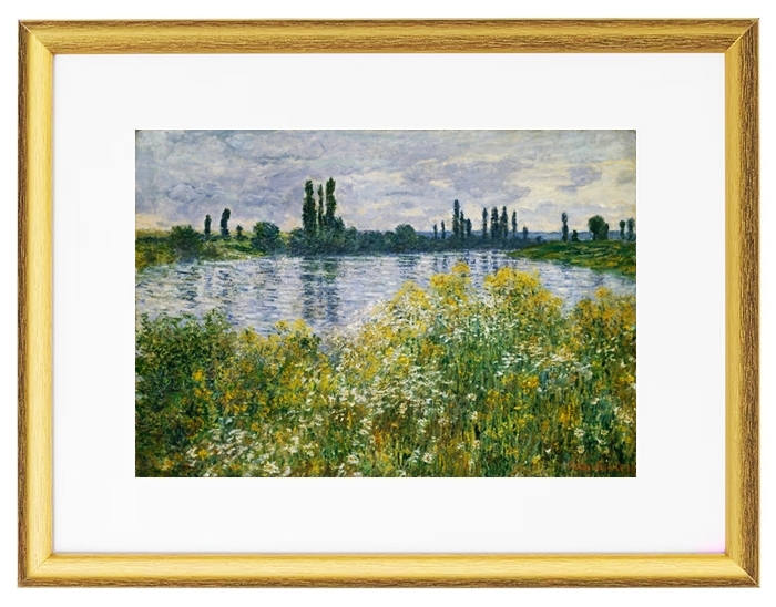 Ufer der Seine Vetheuil - 1880