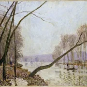Alfred Sisley - Seinens bredder om efteråret 1876 | Indrammet giclée-kunsttryk