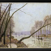 Alfred Sisley - Seinens bredder om efteråret 1876 | Indrammet giclée-kunsttryk