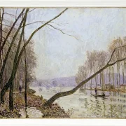 Alfred Sisley - Seinens bredder om efteråret 1876 | Indrammet giclée-kunsttryk