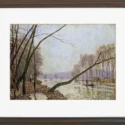 Alfred Sisley - Seinens bredder om efteråret 1876 | Indrammet giclée-kunsttryk
