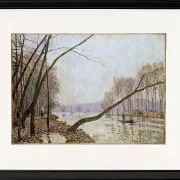 Alfred Sisley - Seinens bredder om efteråret 1876 | Indrammet giclée-kunsttryk