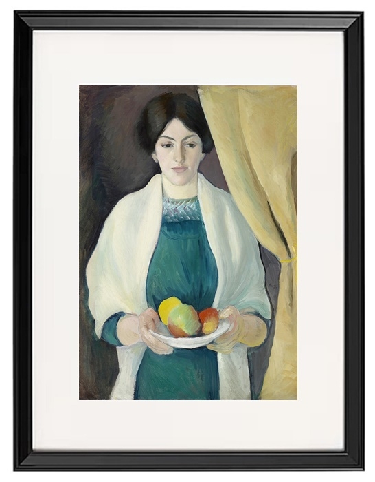 Porträt mit Äpfeln - 1909