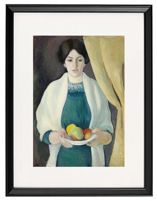 Porträt mit Äpfeln - 1909