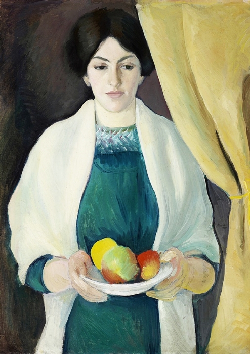 Porträt mit Äpfeln - 1909