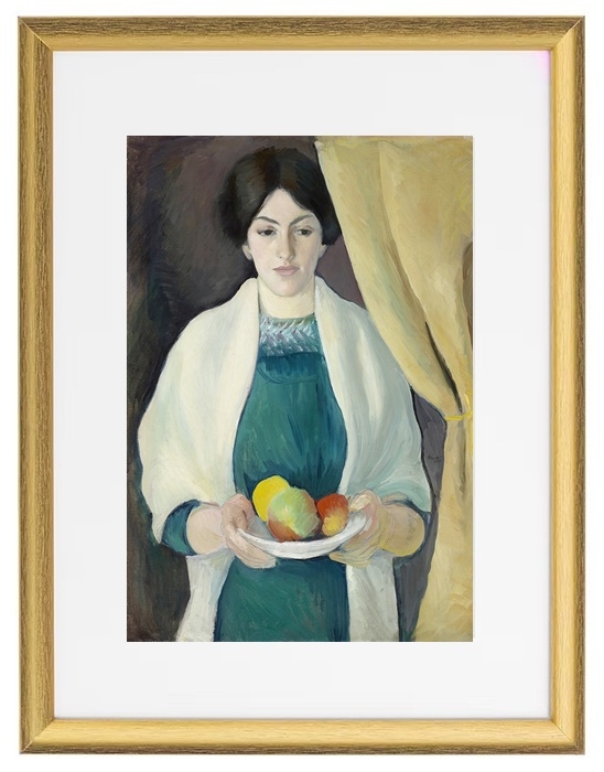 Porträt mit Äpfeln - 1909