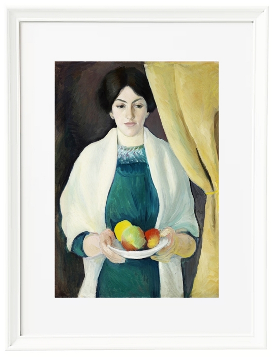 Porträt mit Äpfeln - 1909