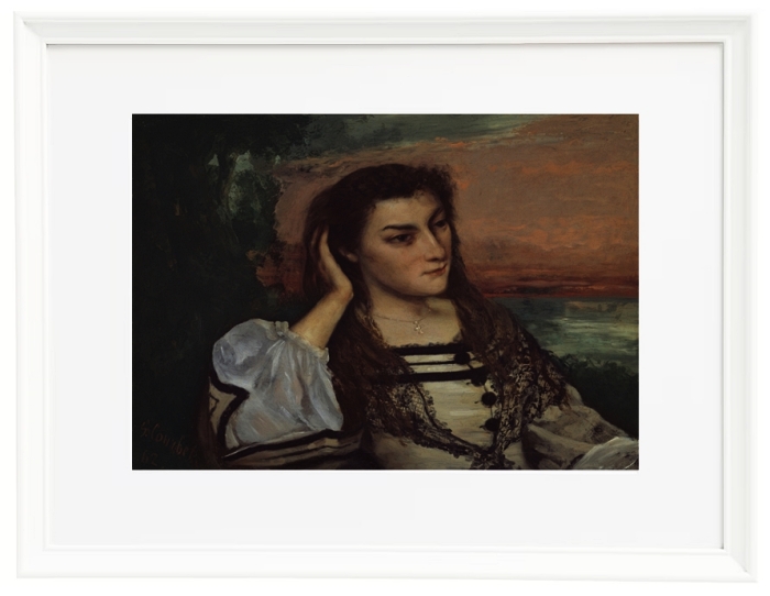 Porträt von Gabrielle Borreau - 1862