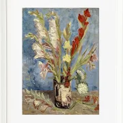 Vase mit Gladiolen und China Stern - 1886