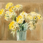 Vase med gule blomster - 1915