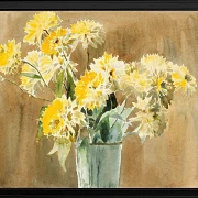 Vase med gule blomster - 1915