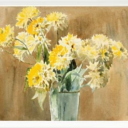 Vase med gule blomster - 1915
