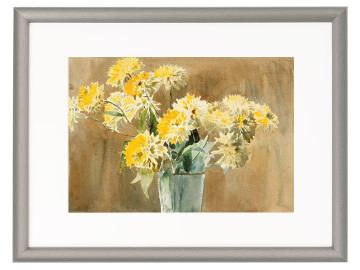 Vase mit gelben Blumen - 1915