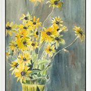 Vase med sortøjede Susaner - 1915