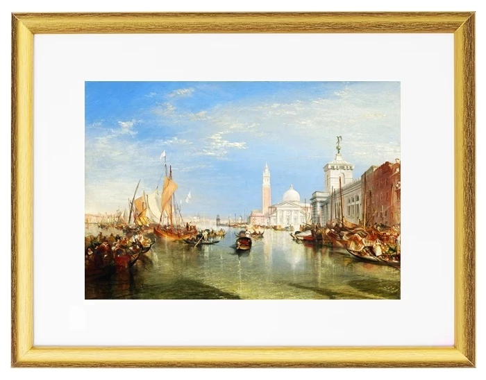 Venedig – Die Dogana und San Giorgio Maggiore – 1834