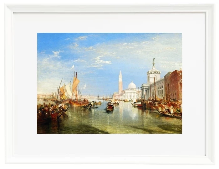 Venedig – Die Dogana und San Giorgio Maggiore – 1834