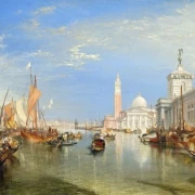 Venedig – Die Dogana und San Giorgio Maggiore – 1834