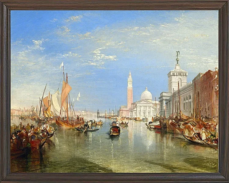 Venedig, die Dogana und San Giorgio Maggiore - 1834