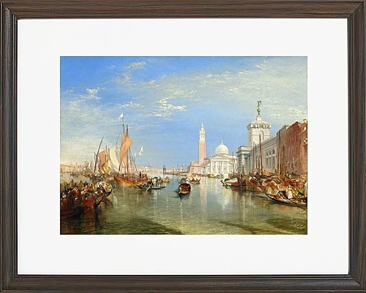 Venedig, die Dogana und San Giorgio Maggiore - 1834