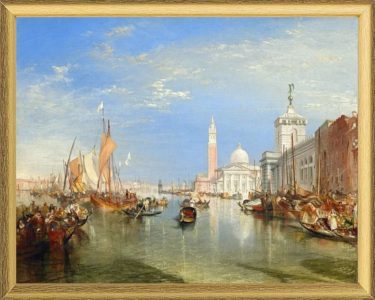 Venedig, die Dogana und San Giorgio Maggiore - 1834