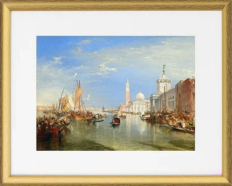 Venedig, die Dogana und San Giorgio Maggiore - 1834