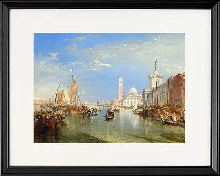 Venedig, die Dogana und San Giorgio Maggiore - 1834
