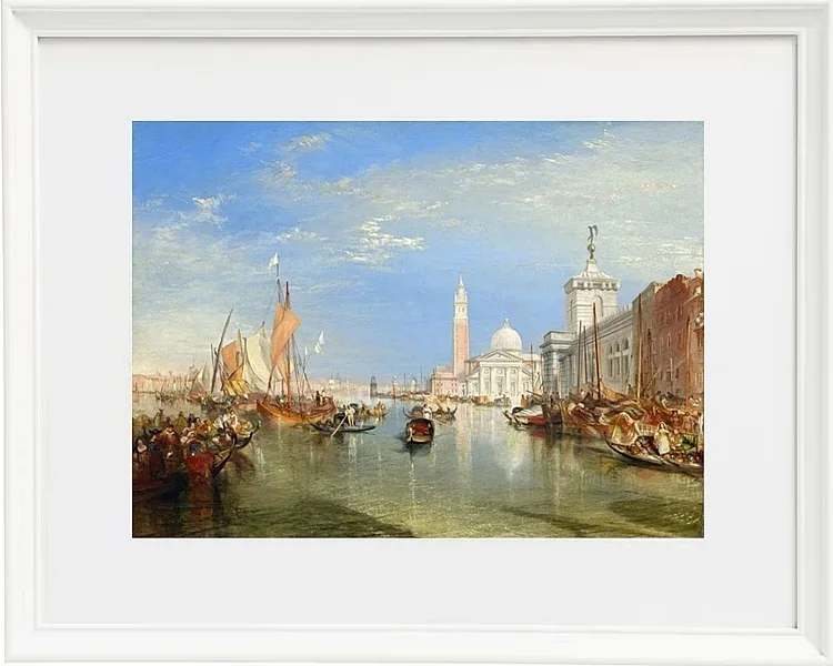 Venedig, die Dogana und San Giorgio Maggiore - 1834