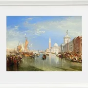 Venedig, die Dogana und San Giorgio Maggiore - 1834