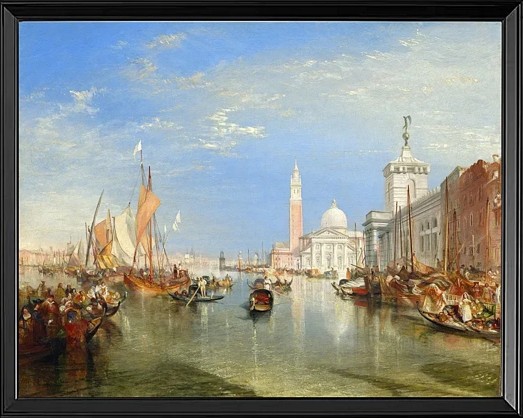 Venedig, die Dogana und San Giorgio Maggiore - 1834
