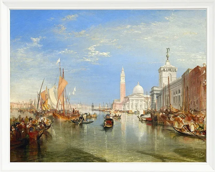 Venedig, die Dogana und San Giorgio Maggiore - 1834