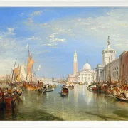 Venedig, die Dogana und San Giorgio Maggiore - 1834