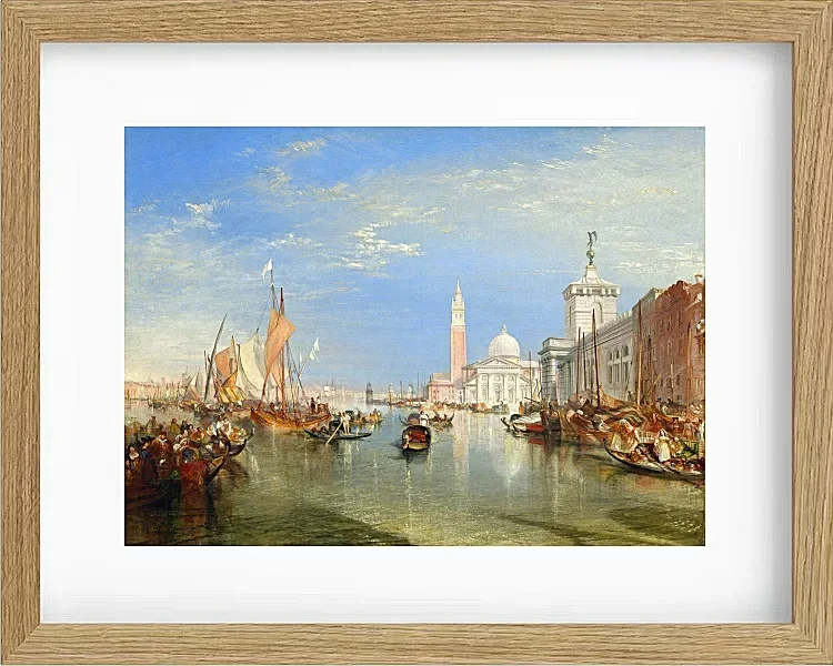 Venedig, die Dogana und San Giorgio Maggiore - 1834