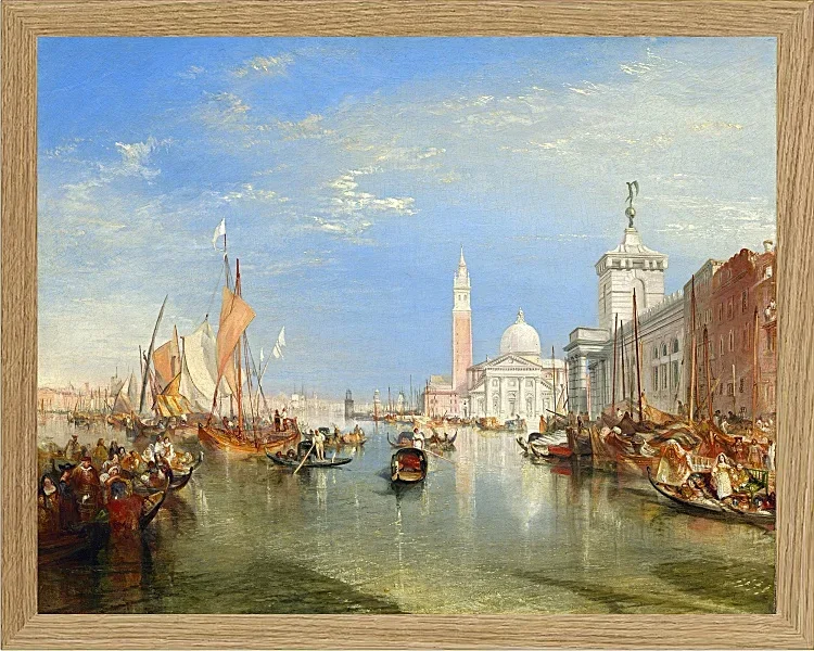 Venedig, die Dogana und San Giorgio Maggiore - 1834