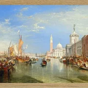 Venedig, die Dogana und San Giorgio Maggiore - 1834