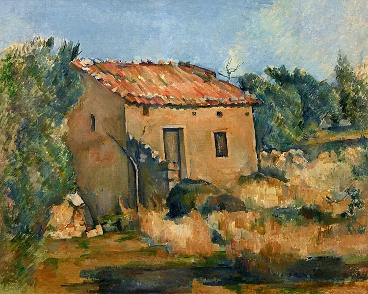Forladt hus nær Aix en Provence - 1885