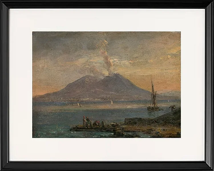 Vesuv von Posillipo aus gesehen - 1847