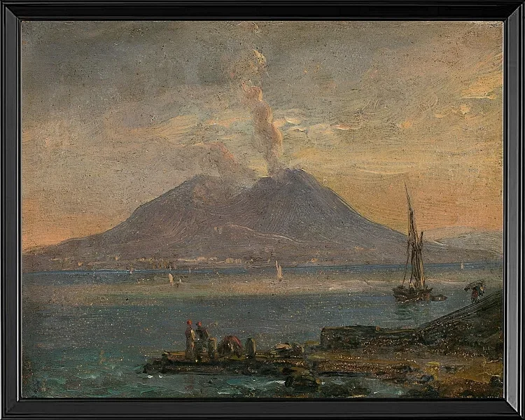 Vesuv von Posillipo aus gesehen - 1847