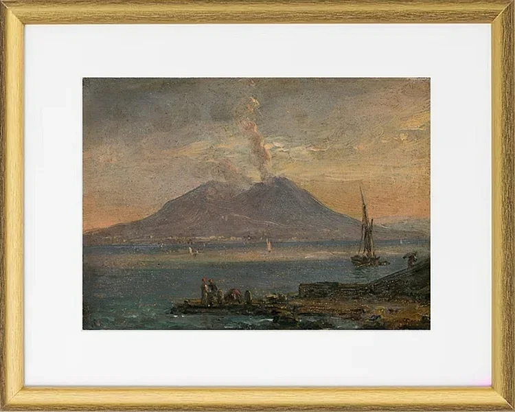 Vesuv von Posillipo aus gesehen - 1847
