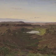 Vilhelm Kyhn | Landskab i Nordsjælland - 1849 | Indrammet kunsttryk | Danmarks Guldalder