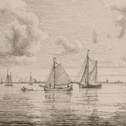 Vilhelm Kyhn | Der Hafen von Antwerpen - 1853 | Gerahmter Kunstdruck | Goldenes Zeitalter Dänemark