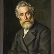 Vilhelm Kyhn – Der Maler Vilhelm Kyhn 1867 | Giclée Kunstdruck gerahmt