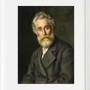 Vilhelm Kyhn – Der Maler Vilhelm Kyhn 1867 | Giclée Kunstdruck gerahmt