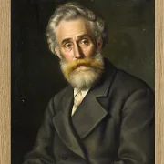 Vilhelm Kyhn – Der Maler Vilhelm Kyhn 1867 | Giclée Kunstdruck gerahmt