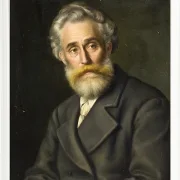 Vilhelm Kyhn – Der Maler Vilhelm Kyhn 1867 | Giclée Kunstdruck gerahmt