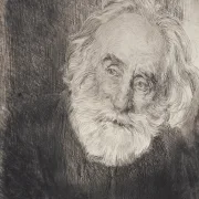 Vilhelm Kyhn | Porträt von Vilhelm Kyhn - 1898 | Gerahmter Kunstdruck | Goldenes Zeitalter Dänemark